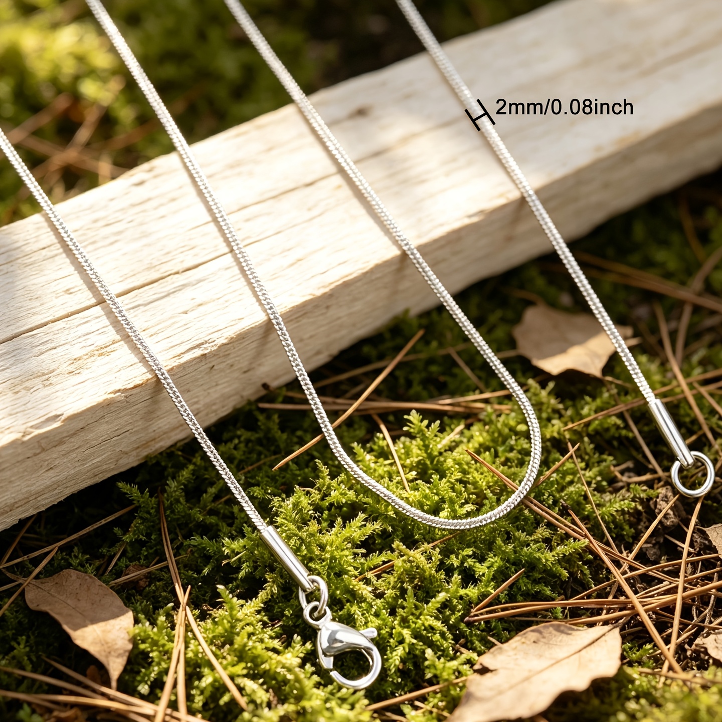 Unisex Minimalist Basic Snake Chain Necklace, Stylish Collarbone
